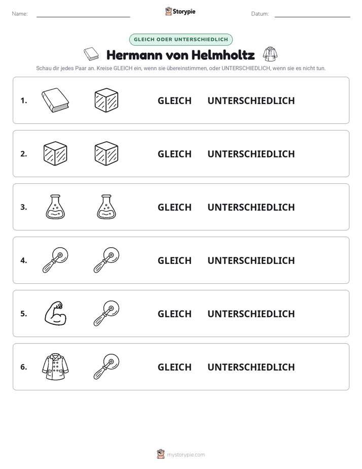 Gleich oder Anders