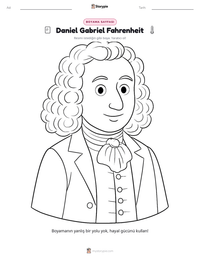 Daniel Gabriel Fahrenheit yazdırılabilir çalışma sayfası önizlemesi