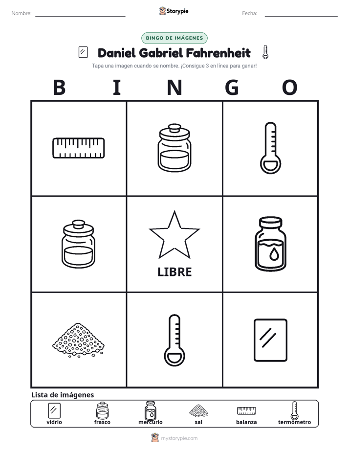 Bingo de Imágenes