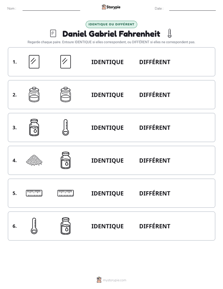 Identique ou Différent