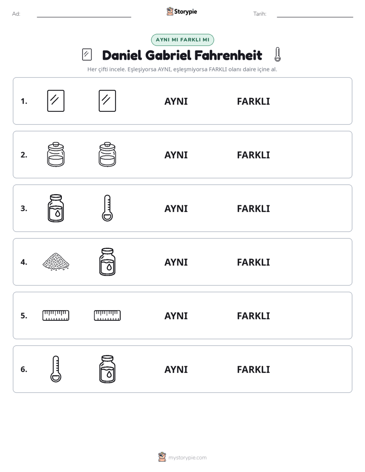 Aynı mı Farklı mı