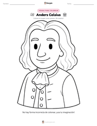 Vista previa de la hoja de trabajo imprimible de Anders Celsius