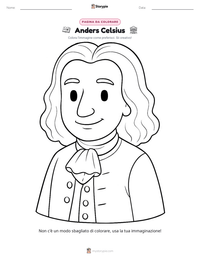 Anteprima della scheda stampabile di Anders Celsius