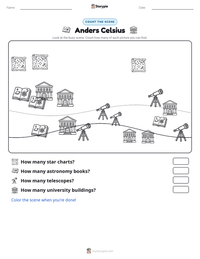 Anders Celsius printable worksheet preview
