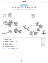 アンデルス・セルシウス の印刷可能ワークシートプレビュー