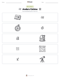 Anders Celsius printable worksheet preview