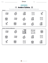 Anders Celsius printable worksheet preview