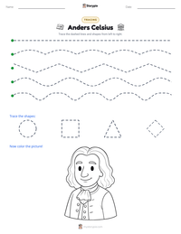 Anders Celsius printable worksheet preview