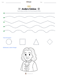 Aperçu de la feuille de travail imprimable Anders Celsius