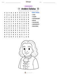 Anders Celsius printable worksheet preview