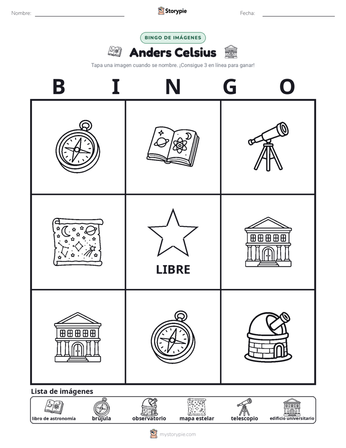 Bingo de Imágenes