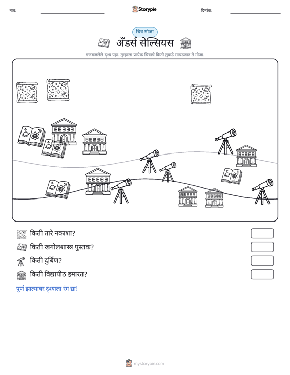 गणना दृश्य