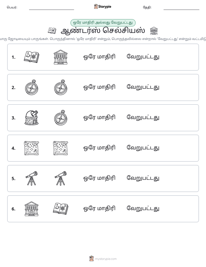 அதே அல்லது மாறுபட்டது