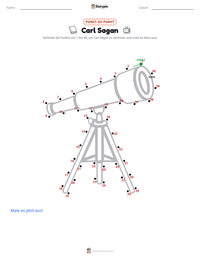 Carl Sagan druckbare Arbeitsblatt Vorschau
