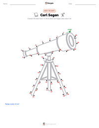 Carl Sagan printable worksheet preview
