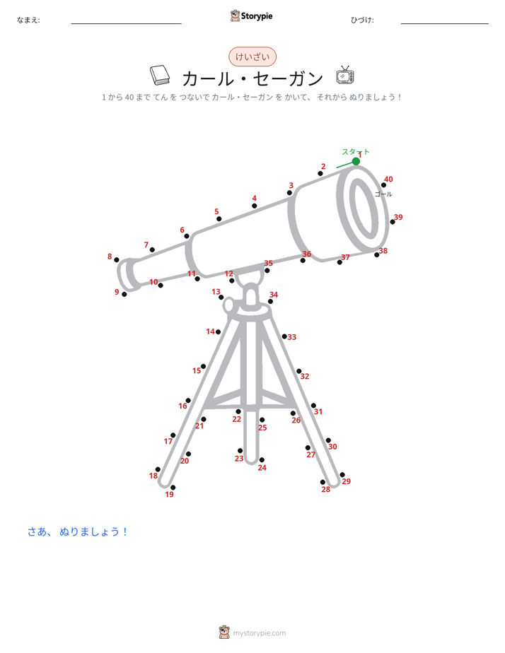 点つなぎ