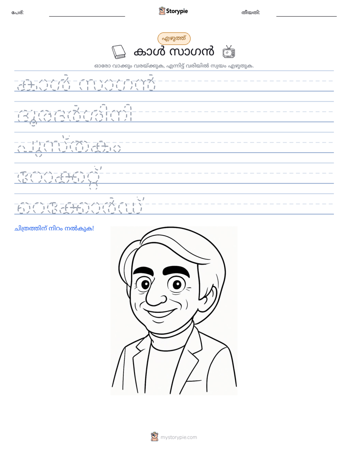 എഴുത്ത് പരിശീലനം