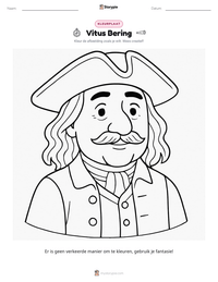 Vitus Bering afdrukbare werkblad voorbeeld