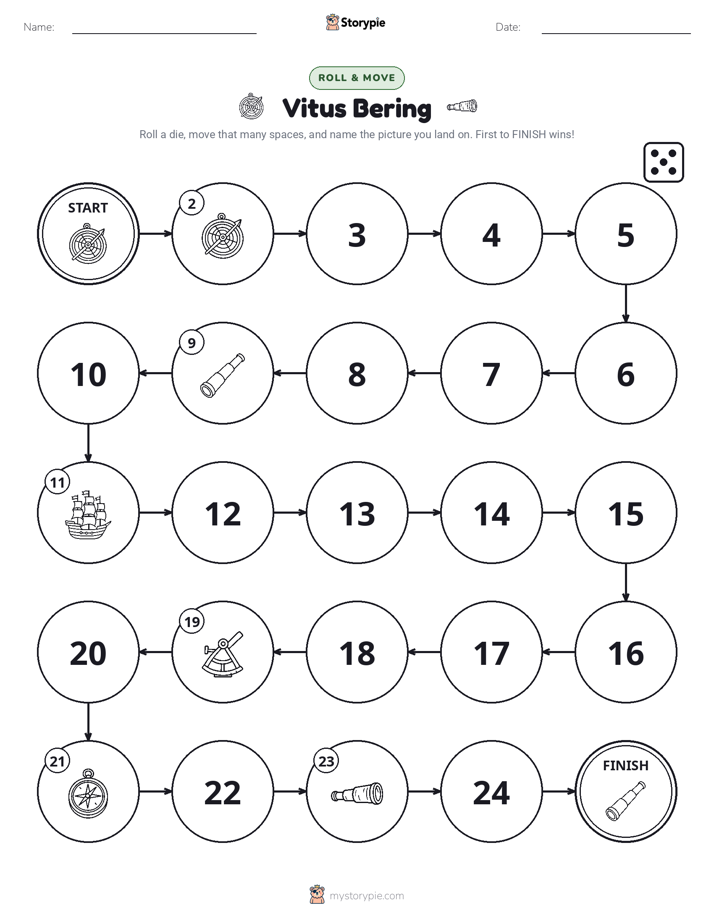Roll & Move Game