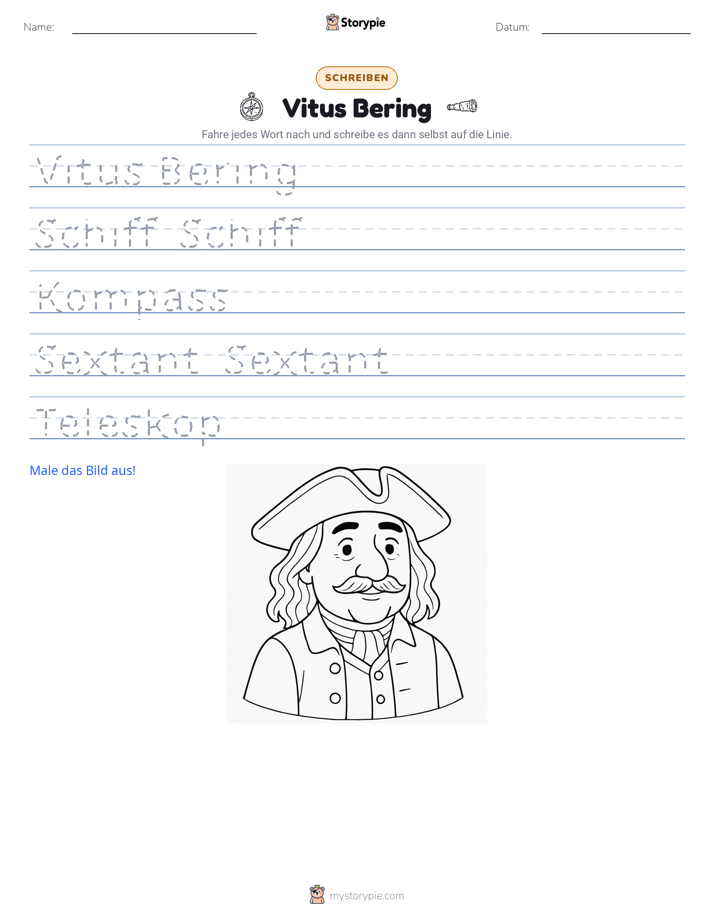 Schreibübung