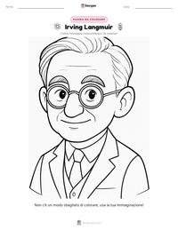 Anteprima della scheda stampabile di Irving Langmuir