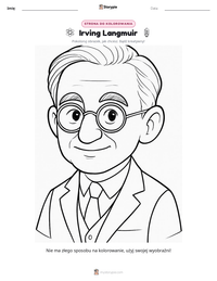 Podgląd drukowalnego arkusza ćwiczeń Irving Langmuir