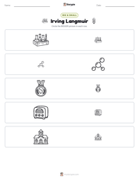 Irving Langmuir printable worksheet preview
