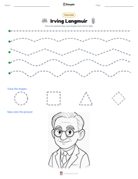 Irving Langmuir printable worksheet preview