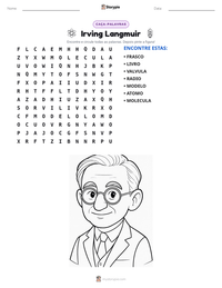 Prévia da folha de atividades imprimível Irving Langmuir
