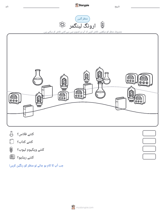 گنتی کا منظر