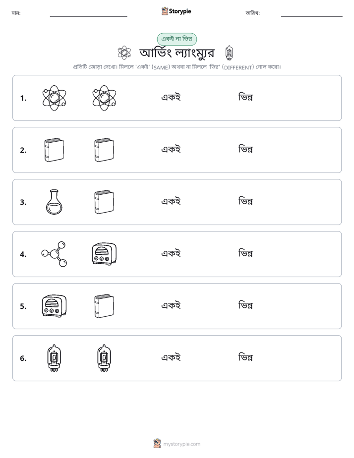 একই বা ভিন্ন