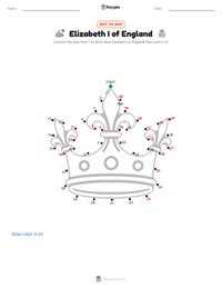Elizabeth I of England printable worksheet preview