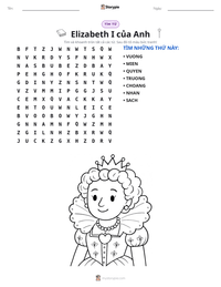 Xem trước tài liệu in sẵn Elizabeth I của Anh