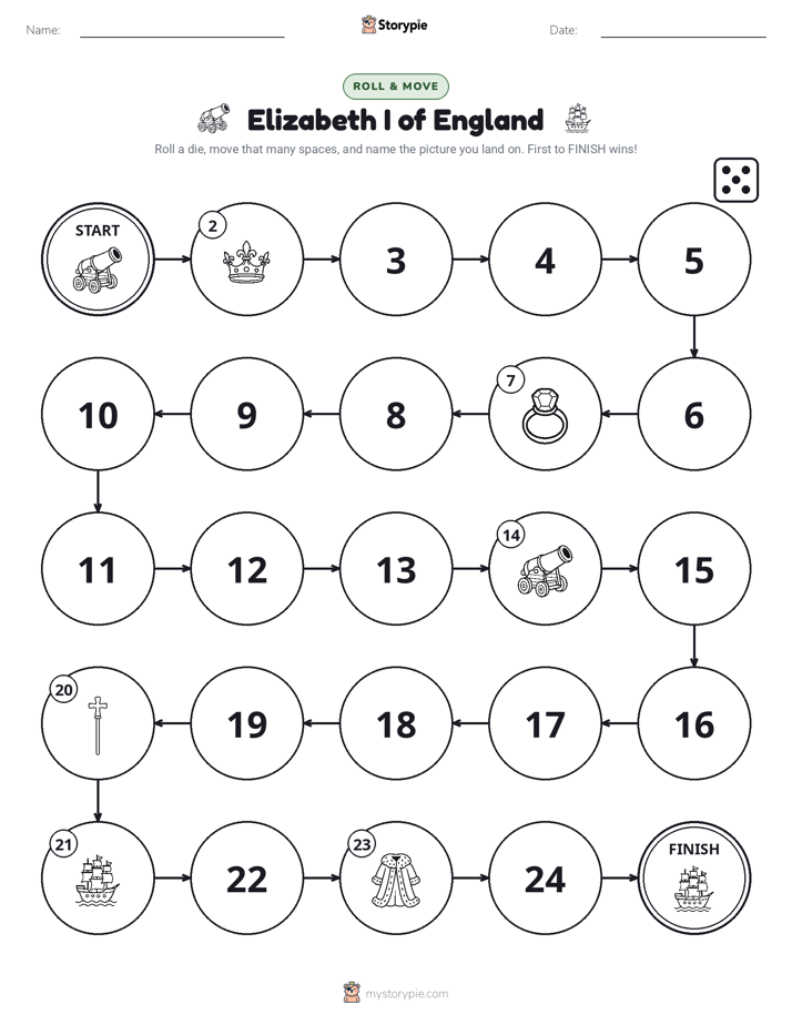 Roll & Move Game
