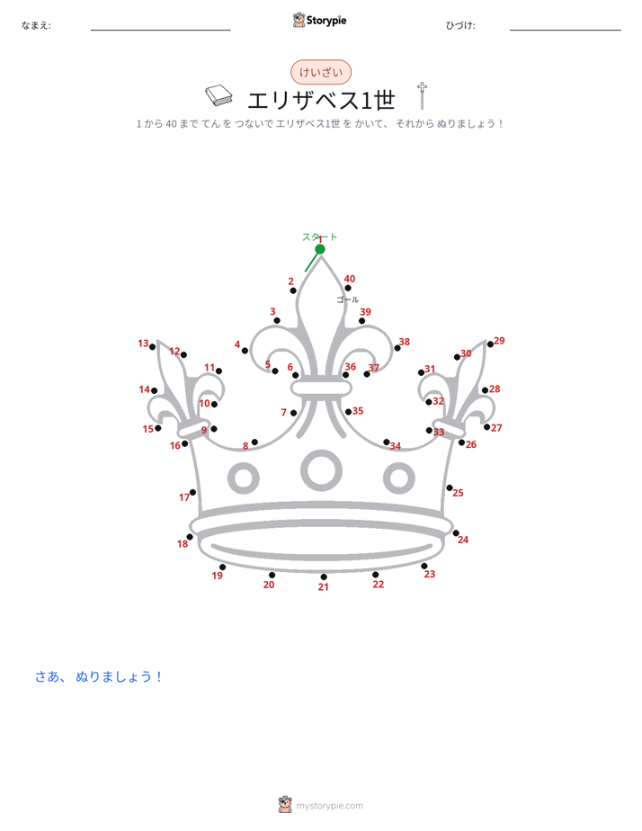 点つなぎ