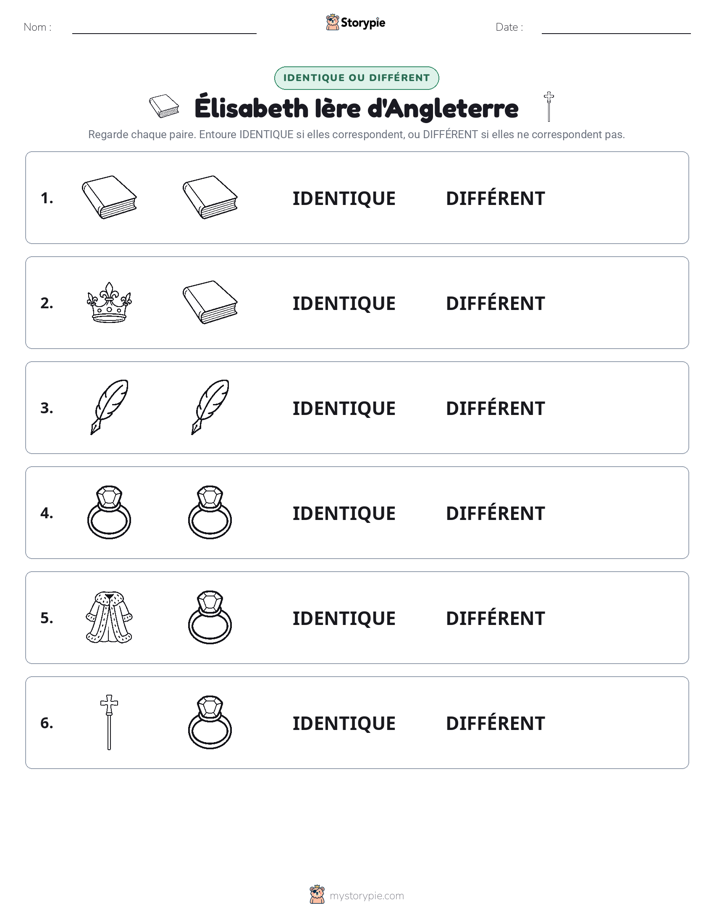 Identique ou Différent