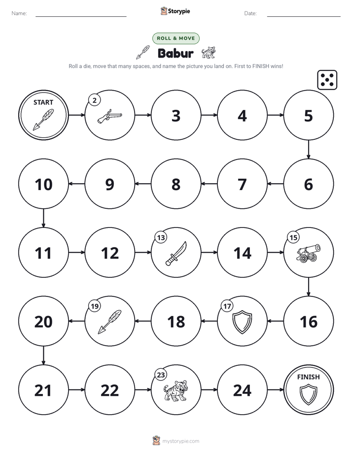 Roll & Move Game