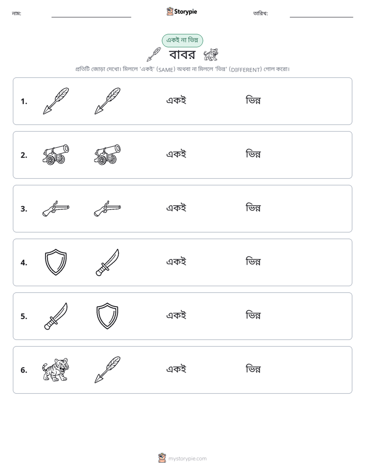 একই বা ভিন্ন