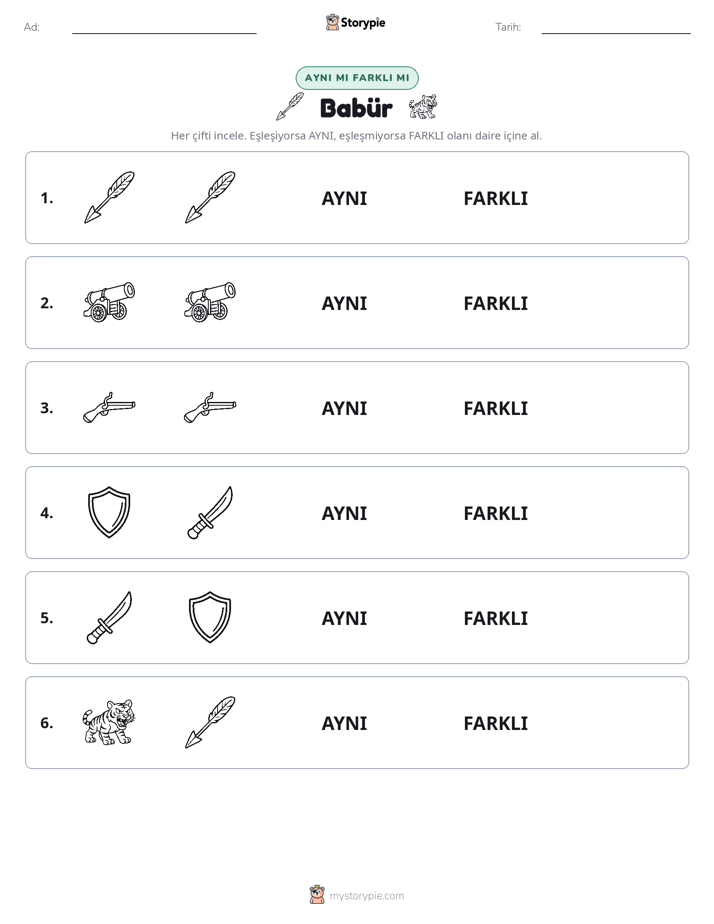 Aynı mı Farklı mı