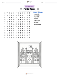 Anteprima della scheda stampabile di Forte Rosso