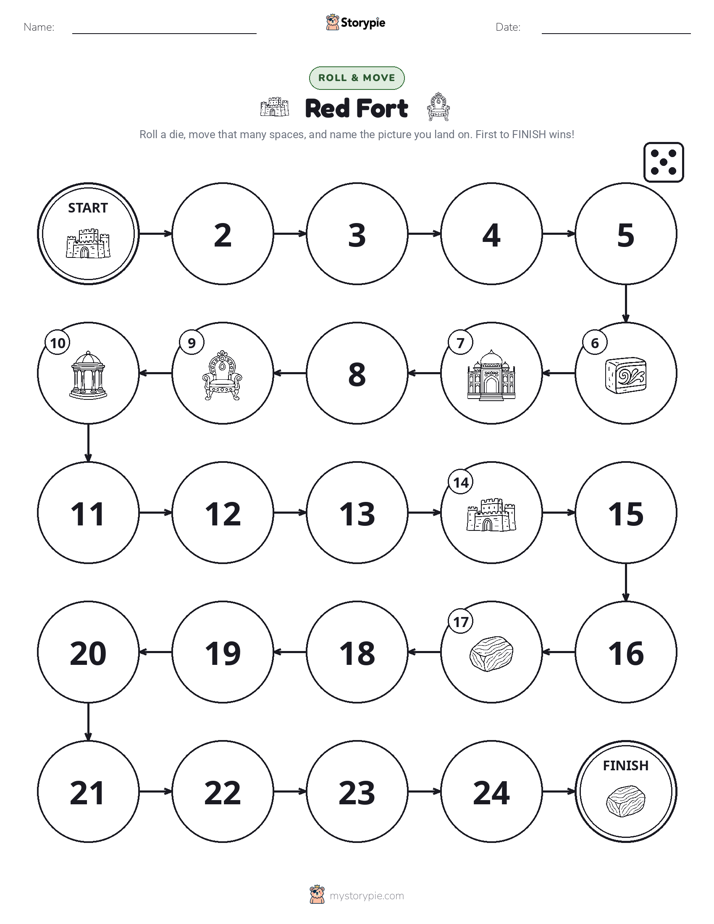 Roll & Move Game