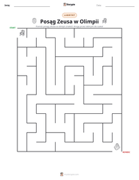 Podgląd drukowalnego arkusza ćwiczeń Posąg Zeusa w Olimpii