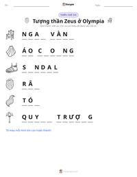 Xem trước tài liệu in sẵn Tượng thần Zeus ở Olympia