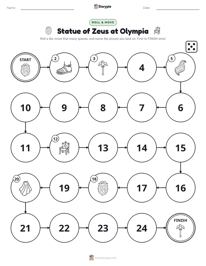 Roll & Move Game