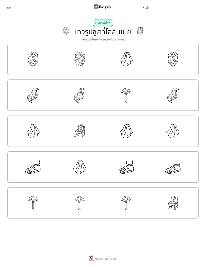 ตัวที่แตกต่าง