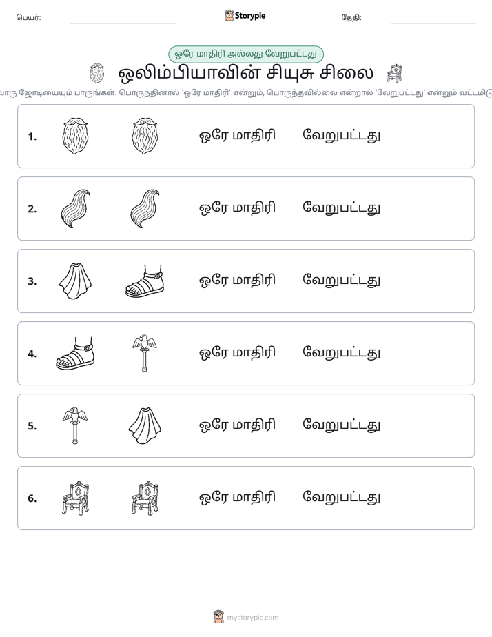 அதே அல்லது மாறுபட்டது