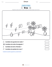 Aperçu de la feuille de travail imprimable Ersa