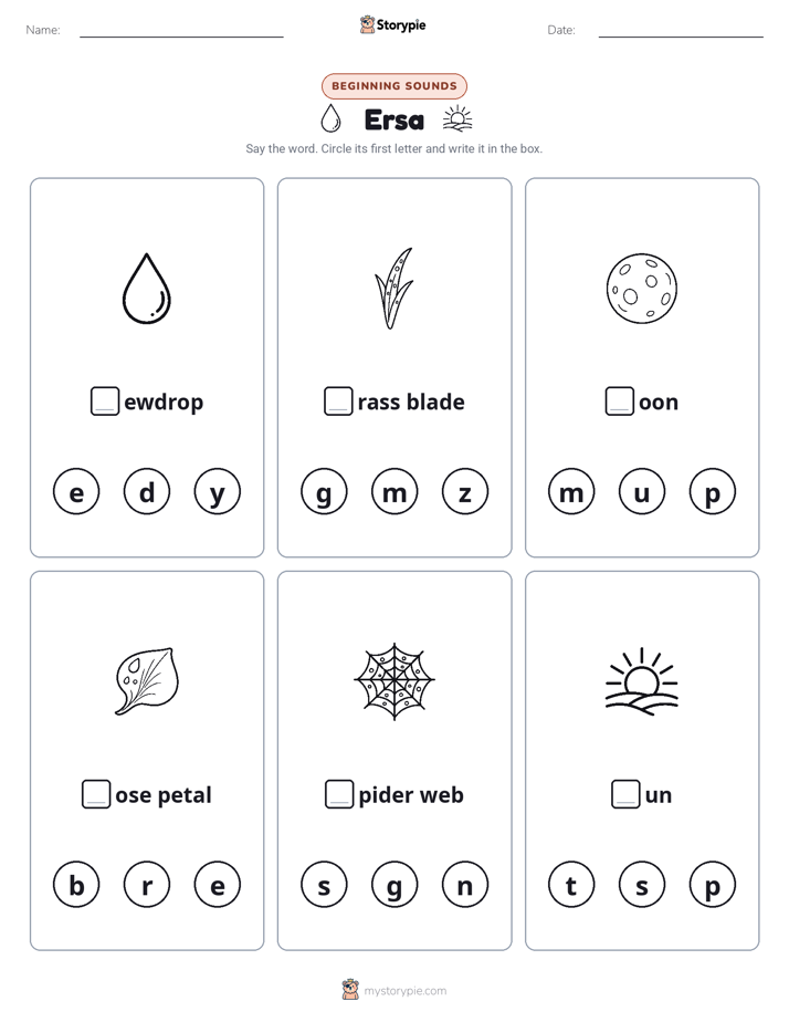 Beginning Sounds