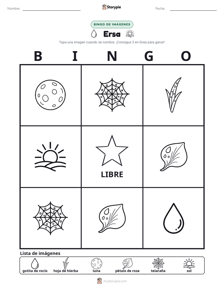 Bingo de Imágenes