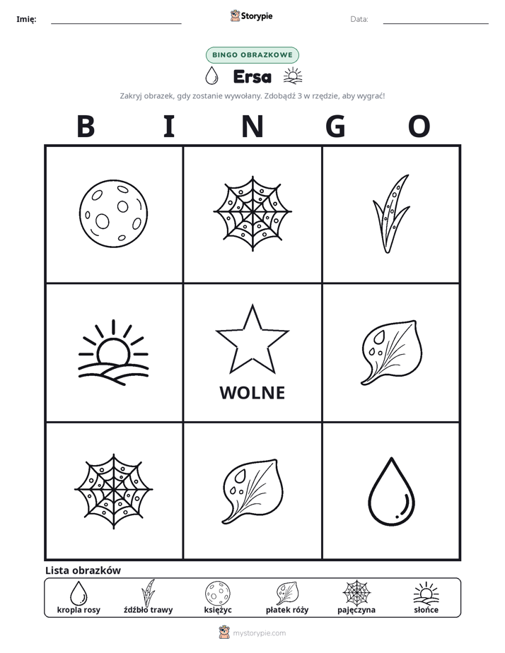 Bingo obrazkowe